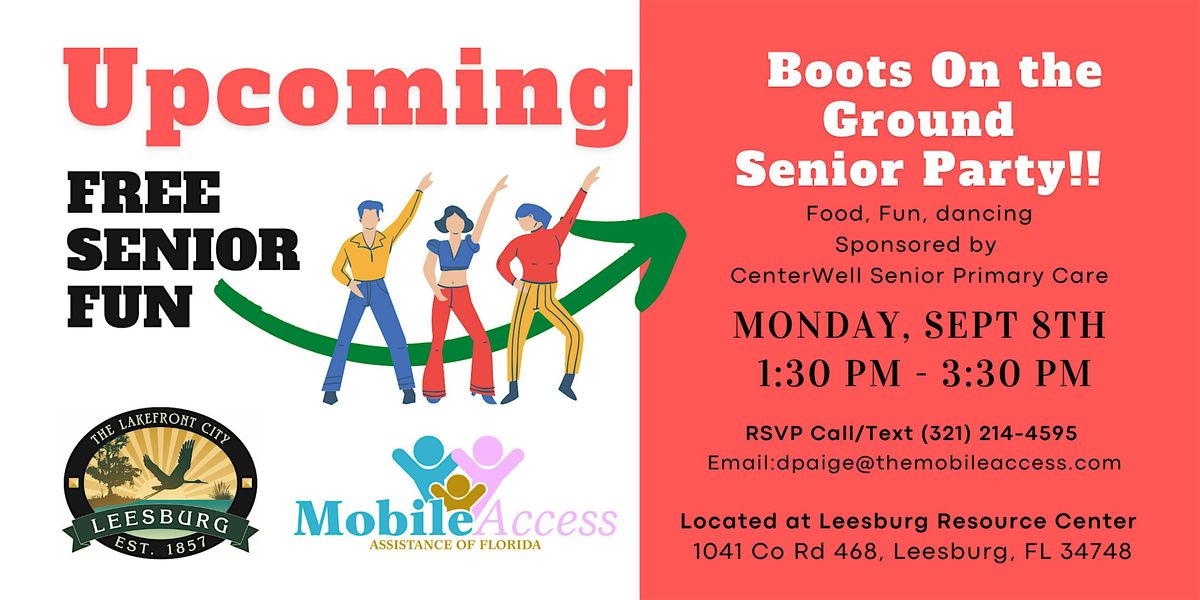 Boots on the Ground Senior Party