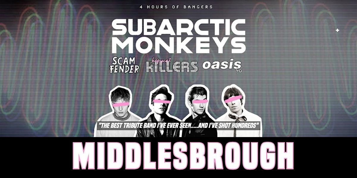 Arctic Monkeys Tribute - Middlesbrough Town Hall - 24th January 2026
