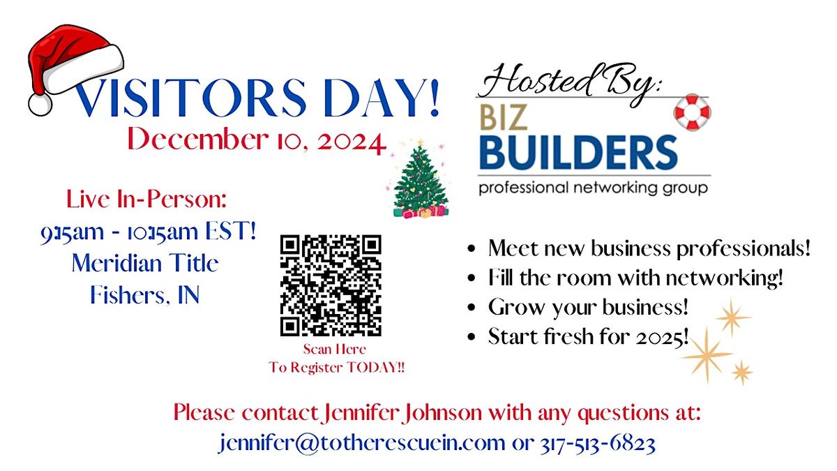 BizBuilder's Holiday Visitor Day!