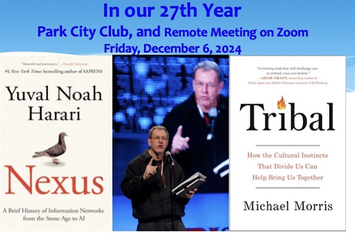 First Friday Book Synopsis, Friday, December 6, 2024