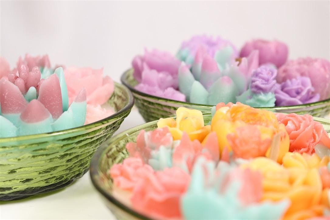 Succulent and Flower Candle Class at The Wine Cellar