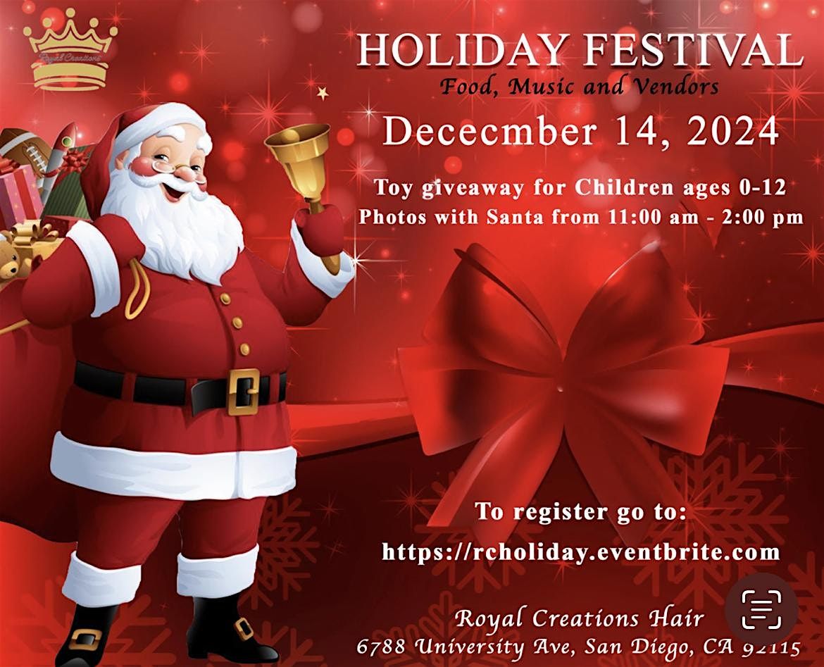 Royal Creations Hair Annual Holiday Festival and Toy Drive