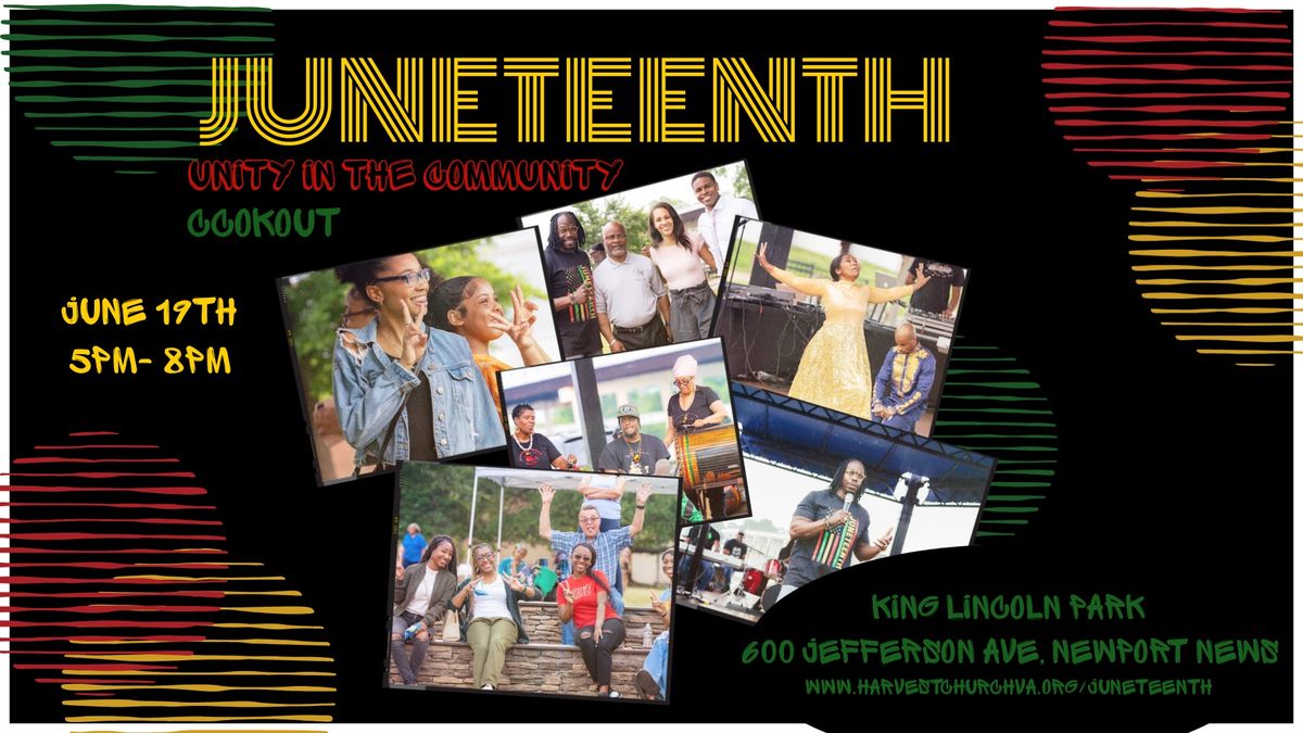 Juneteenth Unity in the Community Cookout!