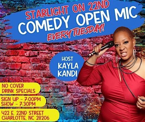 Comedy Open Mic at Starlight on 22nd