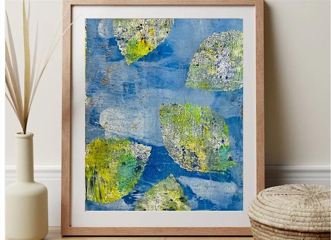 Botanical Gel Plate Printmaking