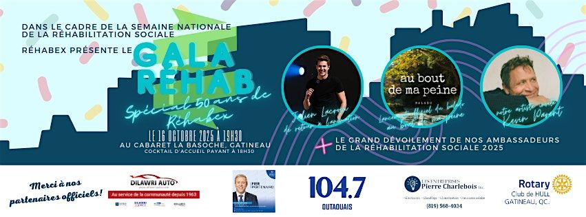 Gala Rehab 2025 - sp\u00e9cial 50 ans de R\u00e9habex