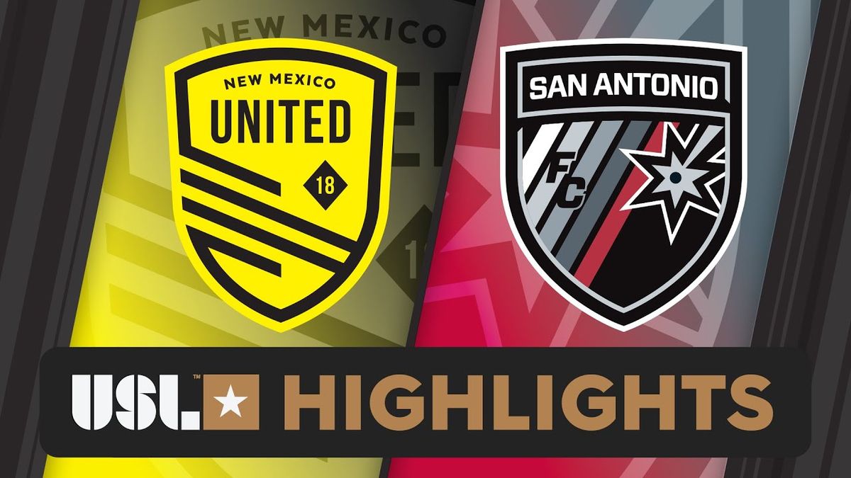 New Mexico United vs San Antonio FC