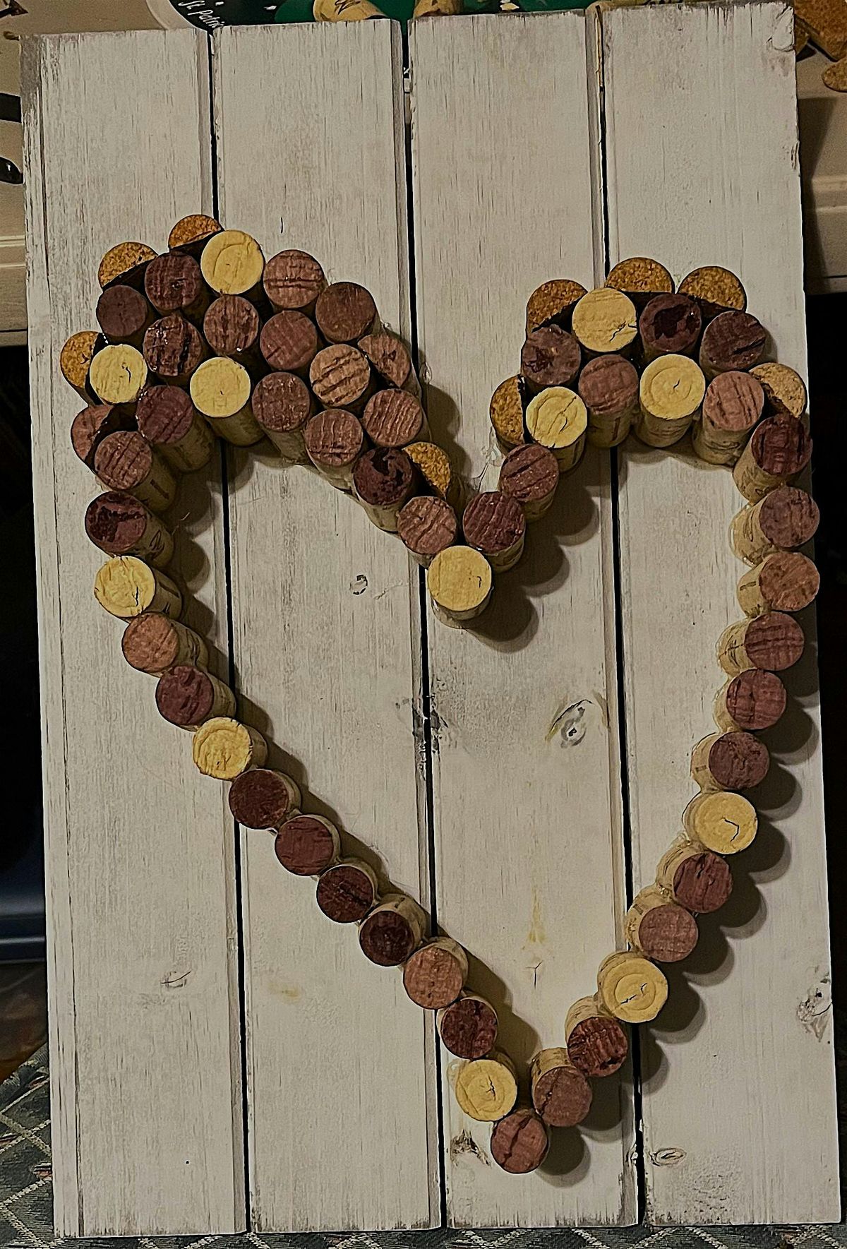 Wine to Heart: Upcycled Cork and Rustic Wood Art Class