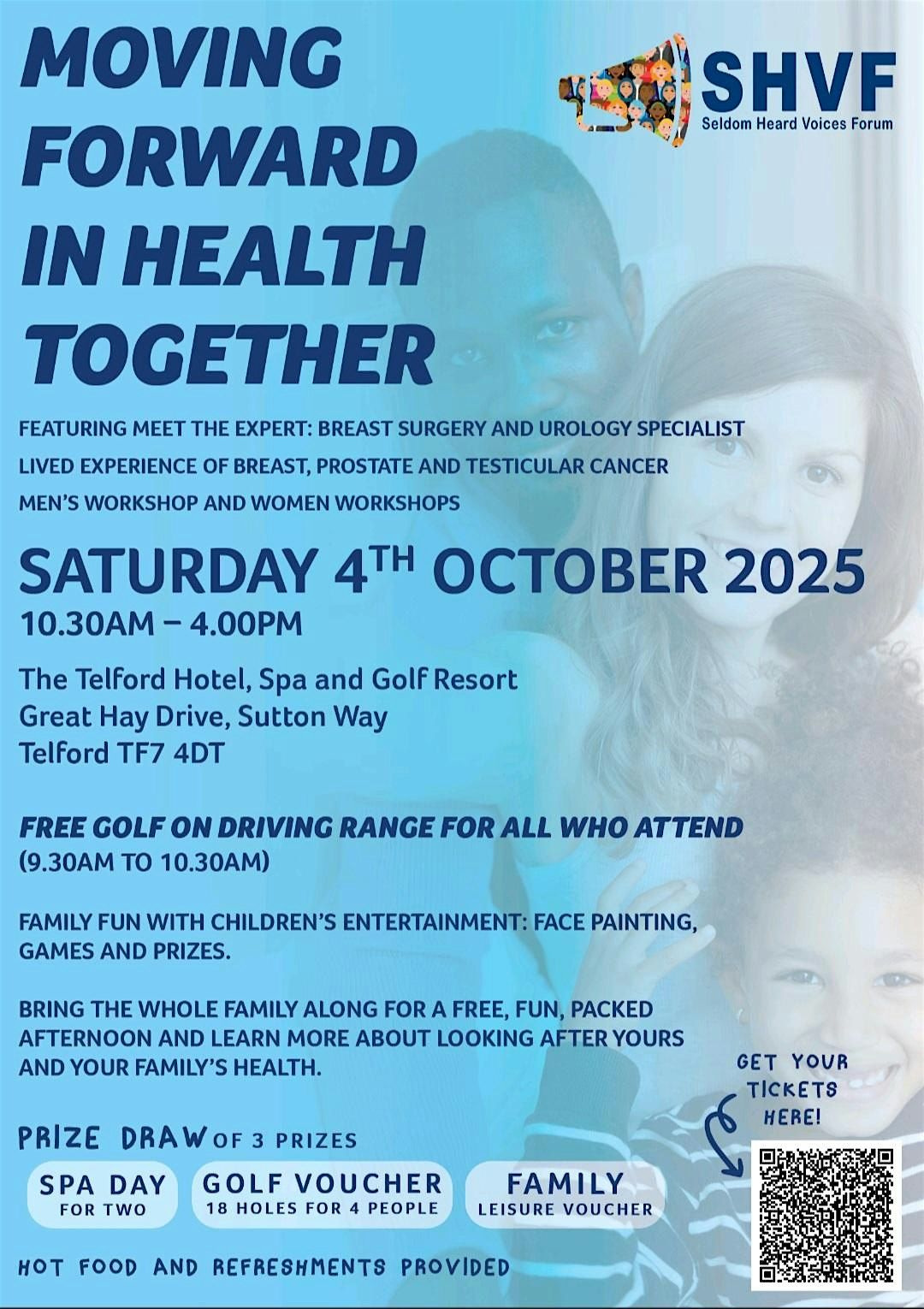 Seldom Heard Voices forum presents "Moving Forward in Health Together"