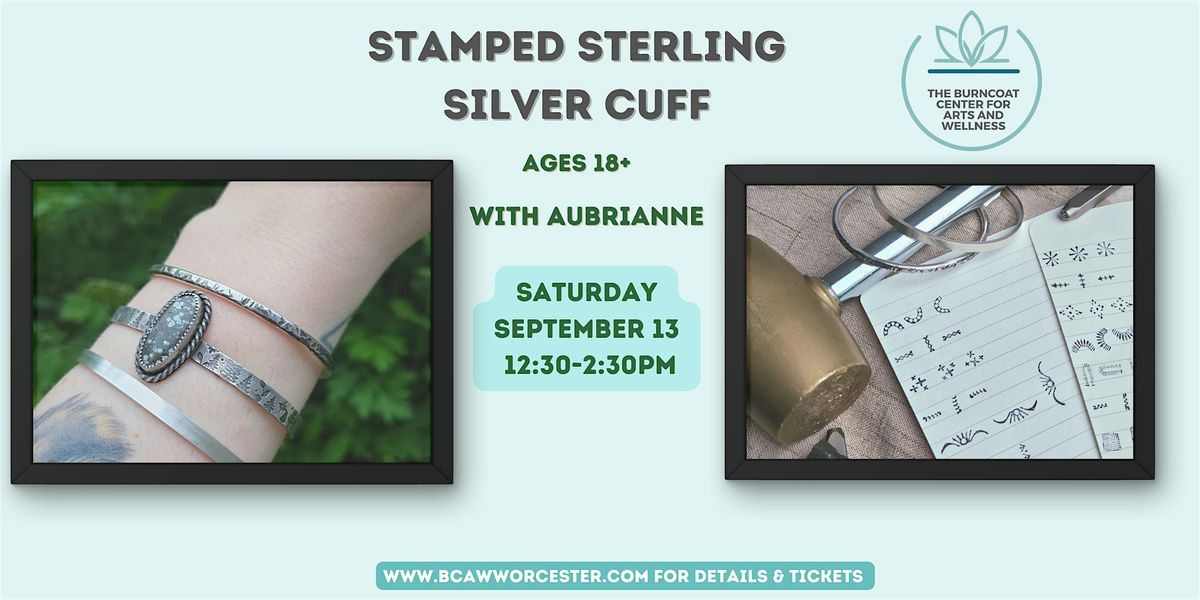 Stamped Sterling Silver Cuff