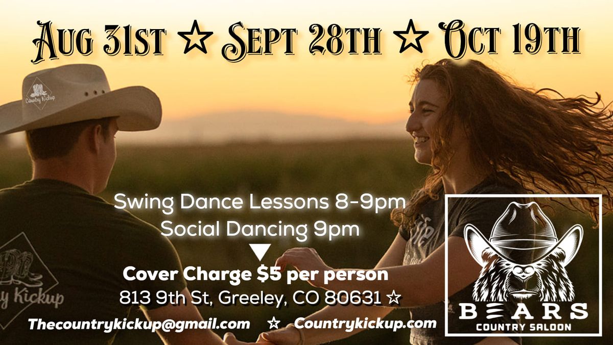 Country Swing Dancing Lessons & Social Dancing 