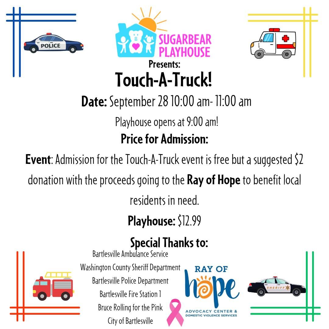 Touch A Truck! Benefiting Ray of Hope