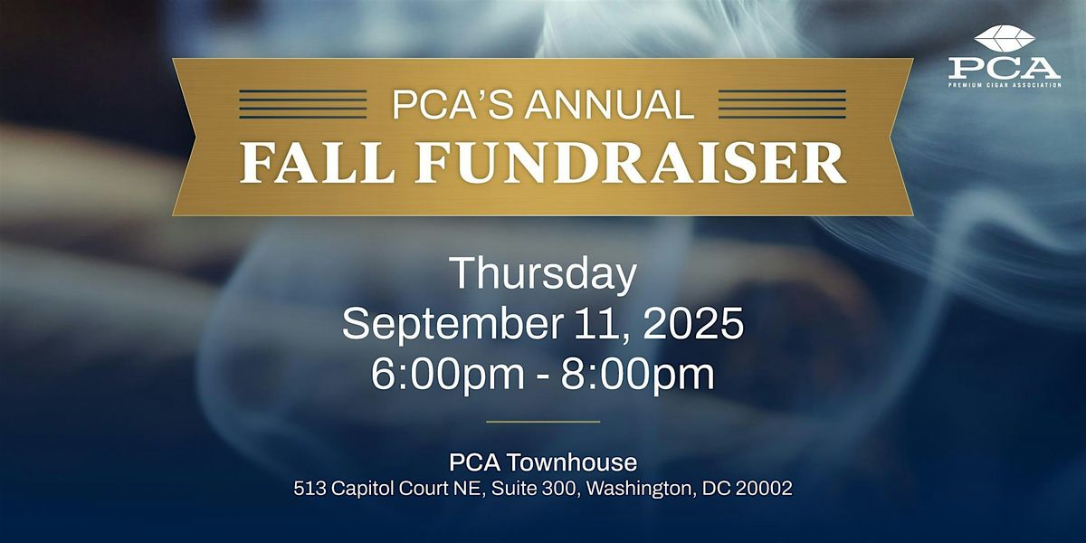 PCA Annual Advocacy Fall Fundraiser