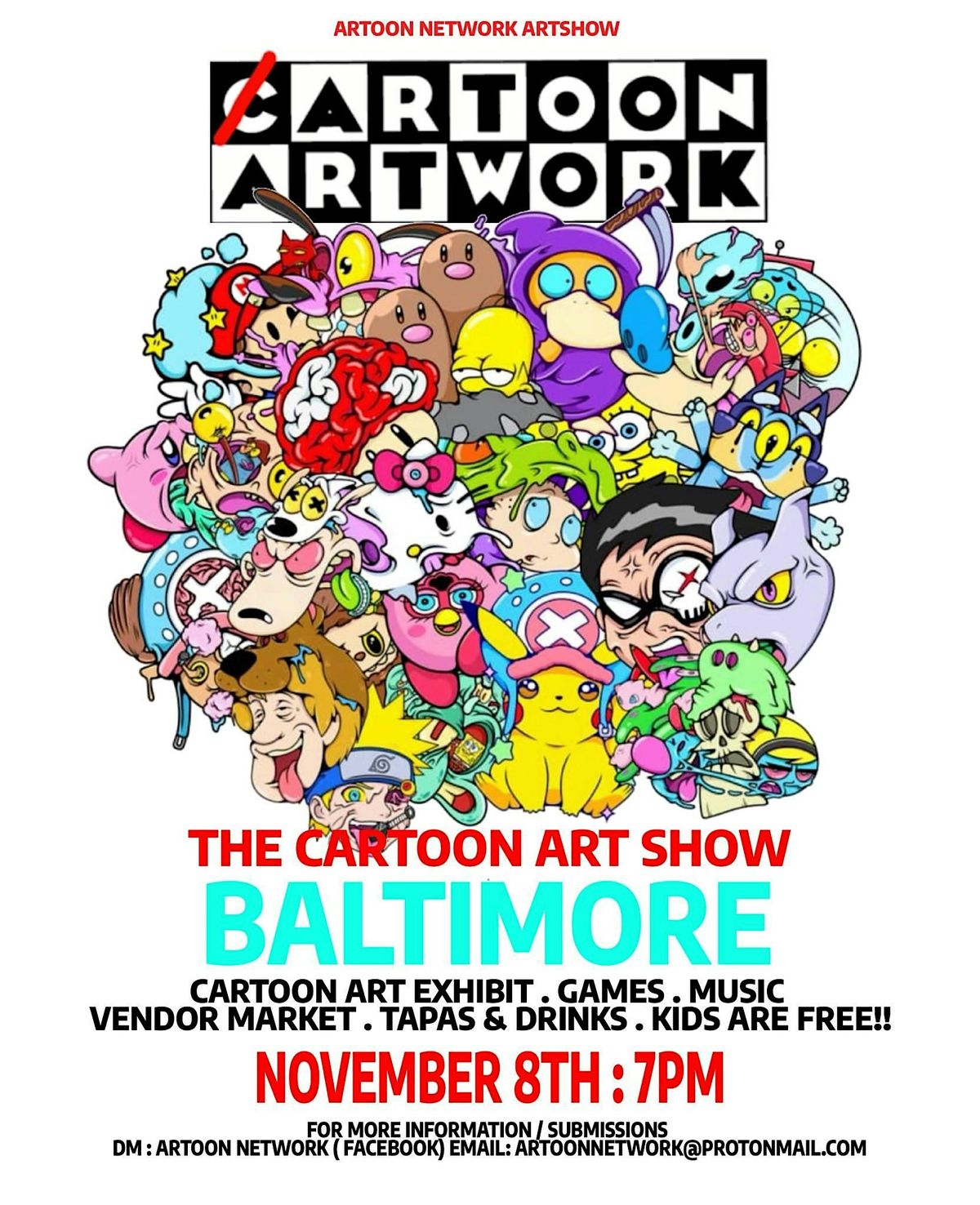 ARTOON NETWORK: The Cartoon Art Show : BALTIMORE
