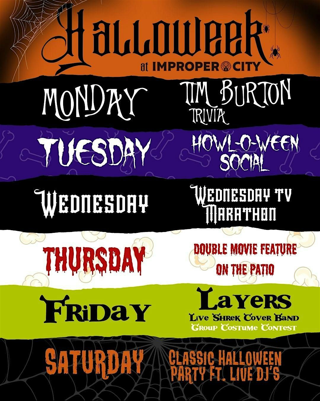 Halloweek at Improper City