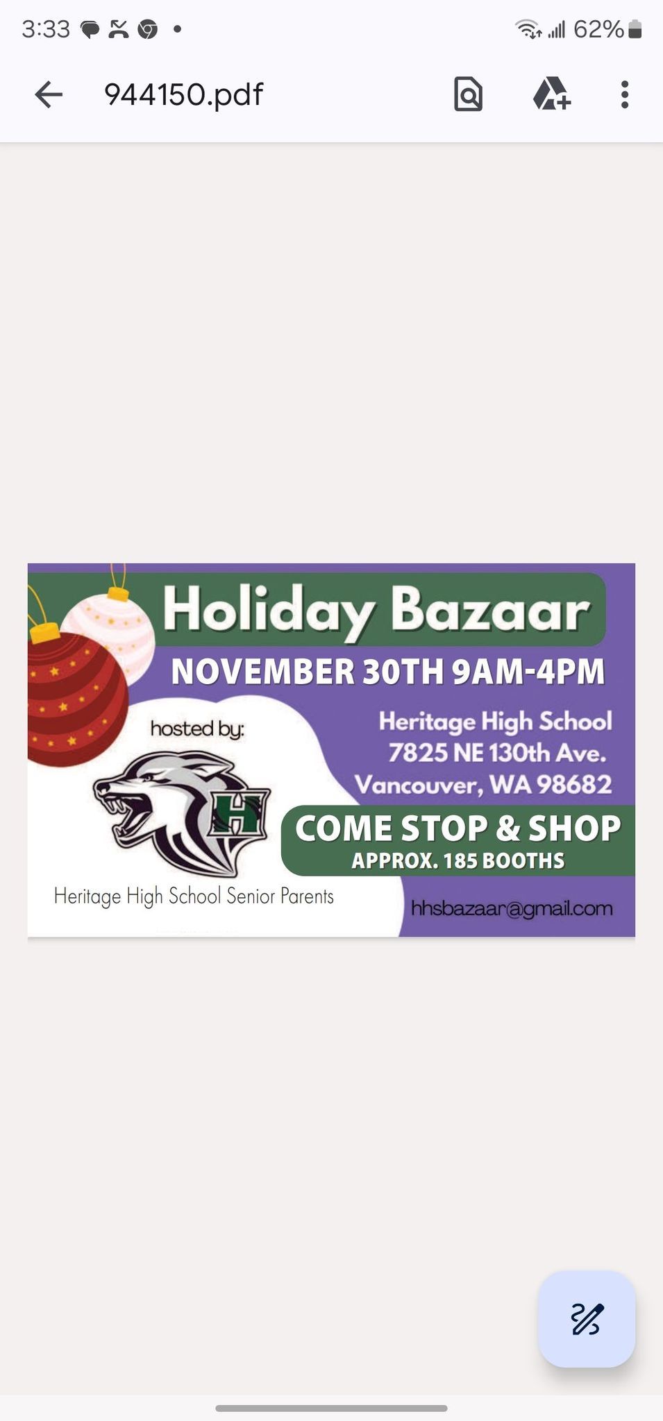 Holiday Bazaar