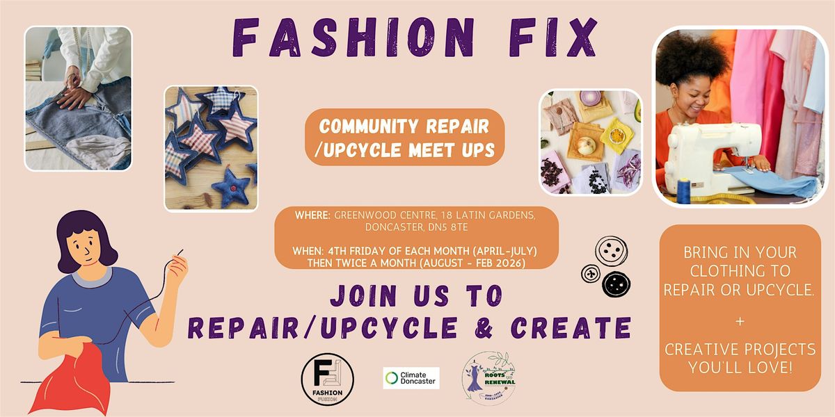 Fashion Fix Workshops: Repair & Upcycle Your Wardrobe!