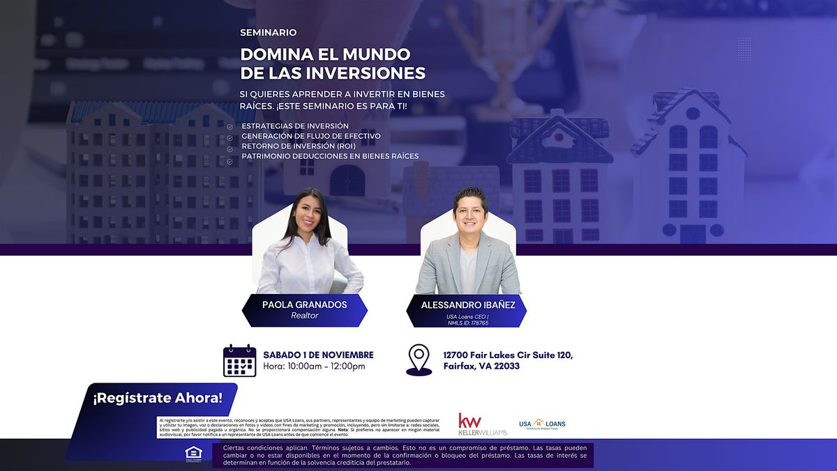 Seminario Crea Riqueza Con Bienes Raices