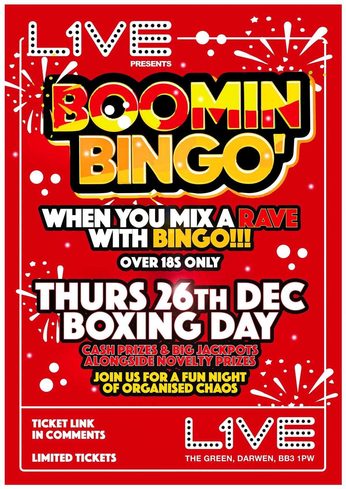 BOOMIN CHRISTMAS BINGO 