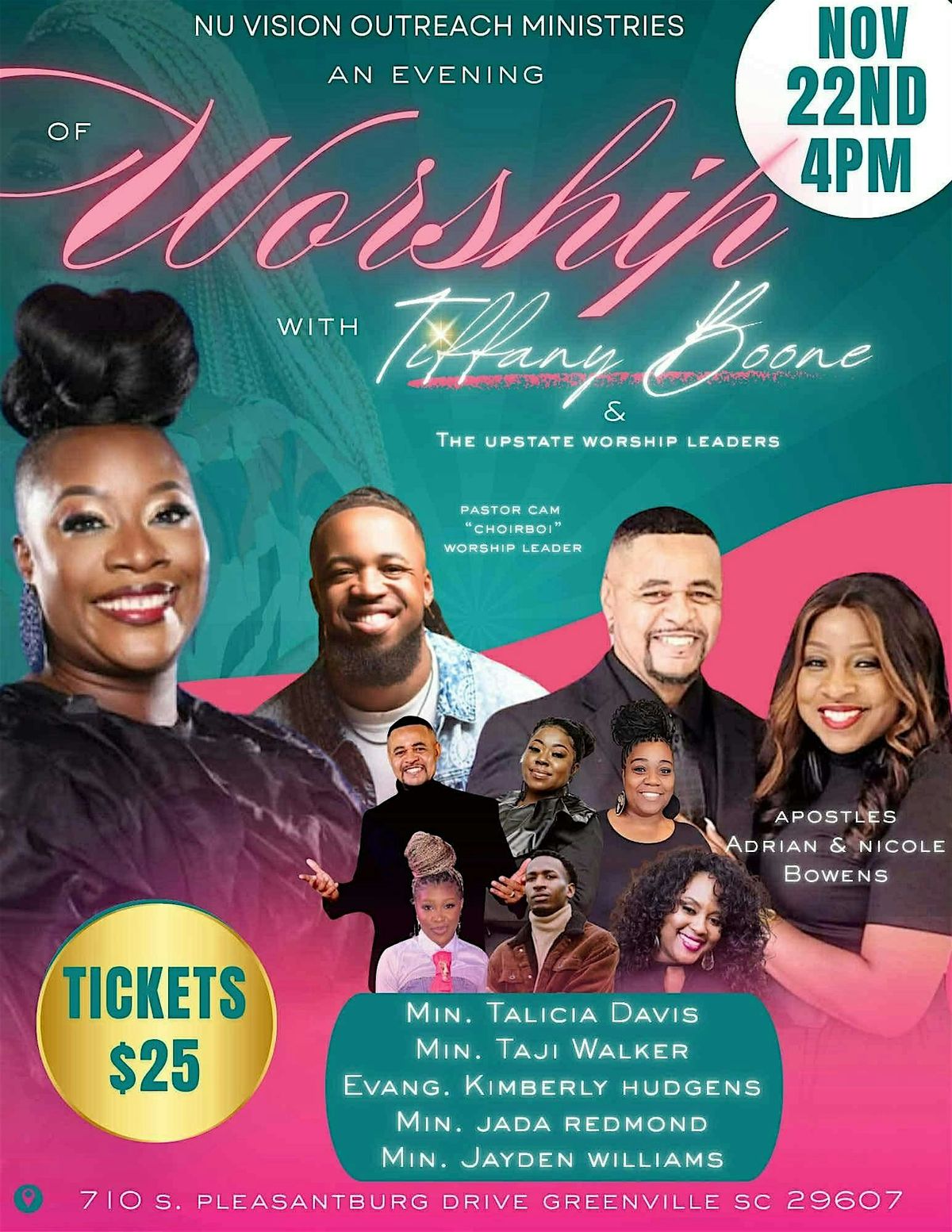 An Evening of Worship w\/ Tiffany Boone