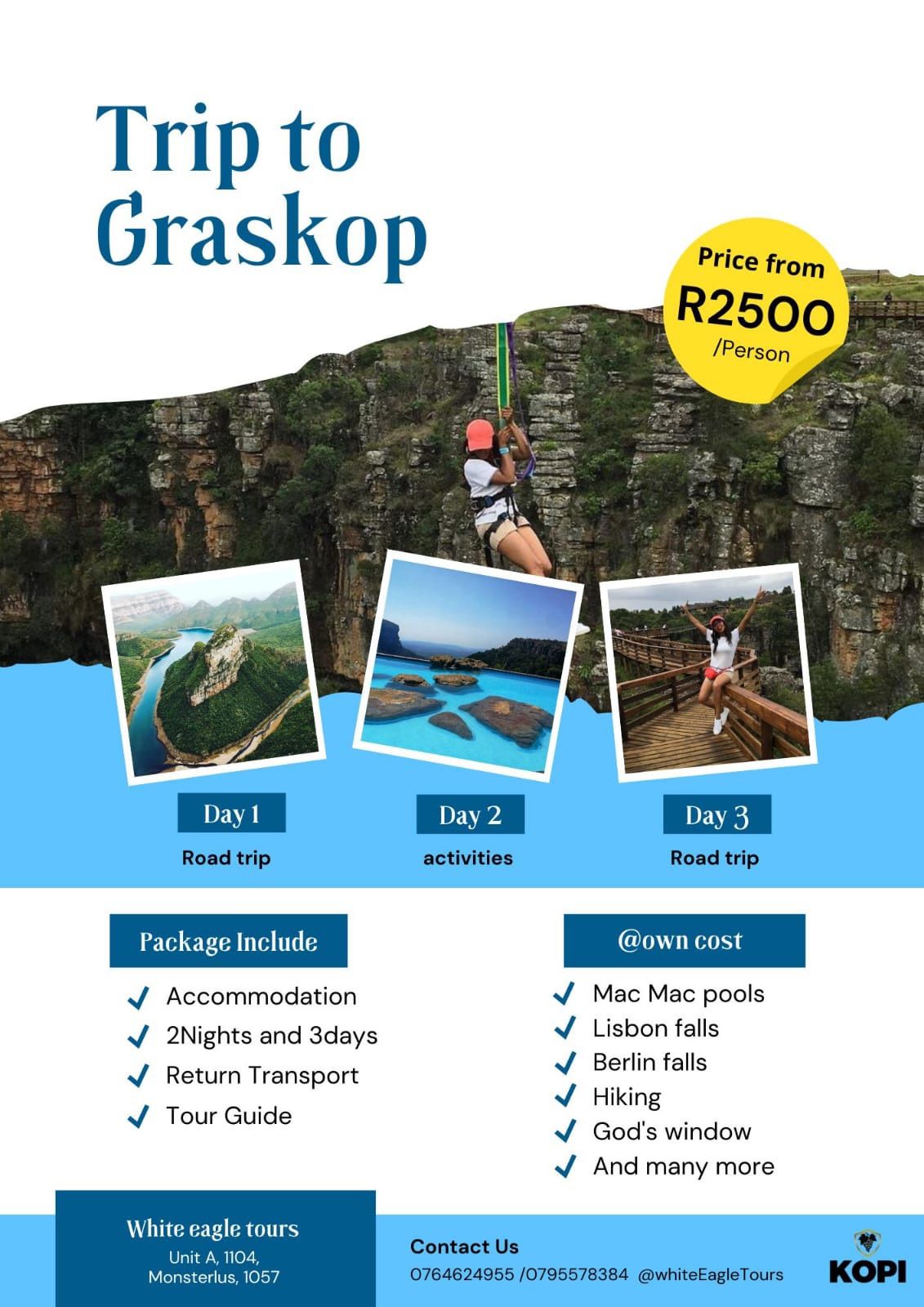 Explore Graskop(weekend away)