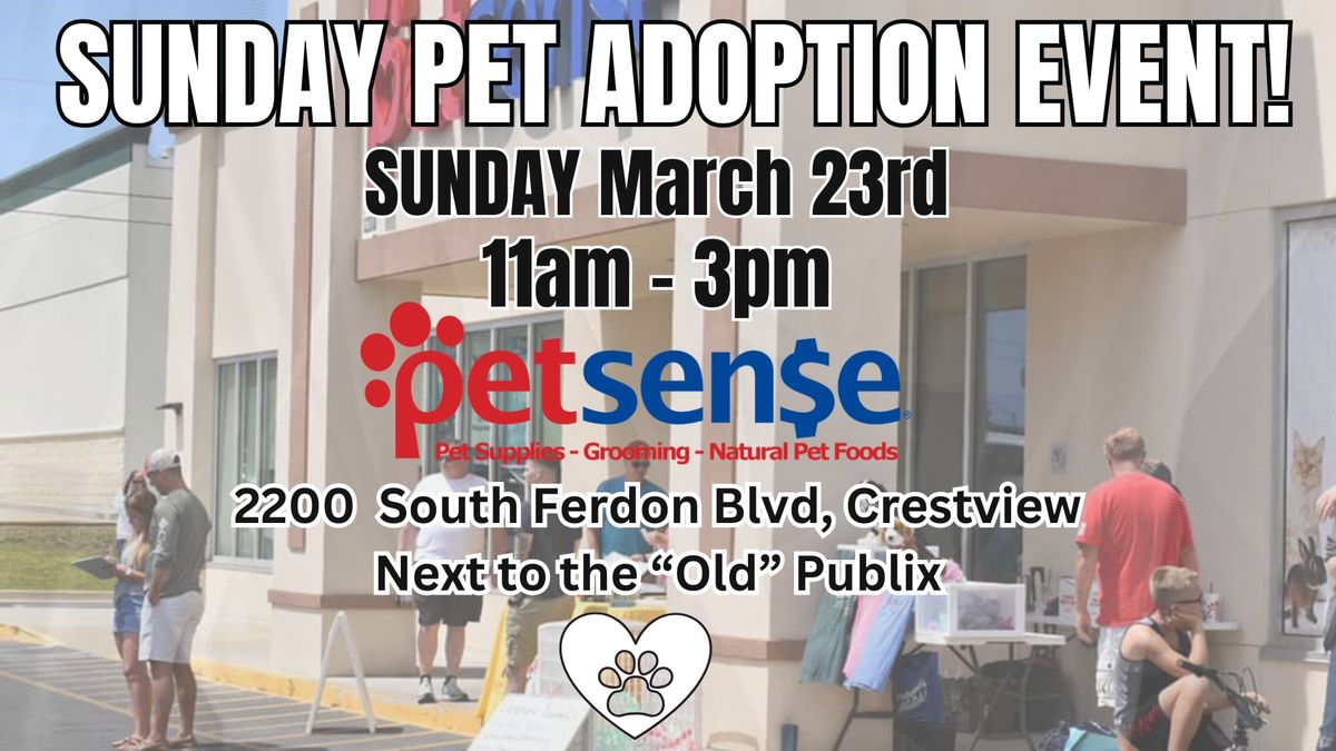 Pet Adoption Event at Petsense Crestview