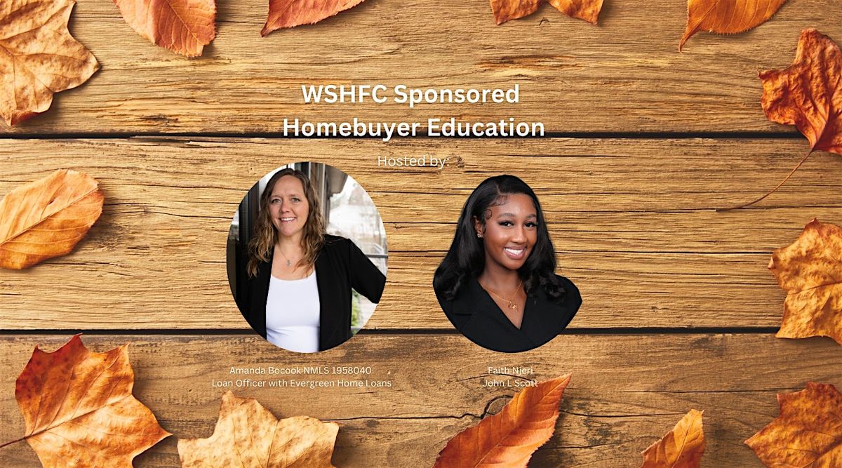 WSHFC Sponsored Homebuyer Education Class 11.23.25
