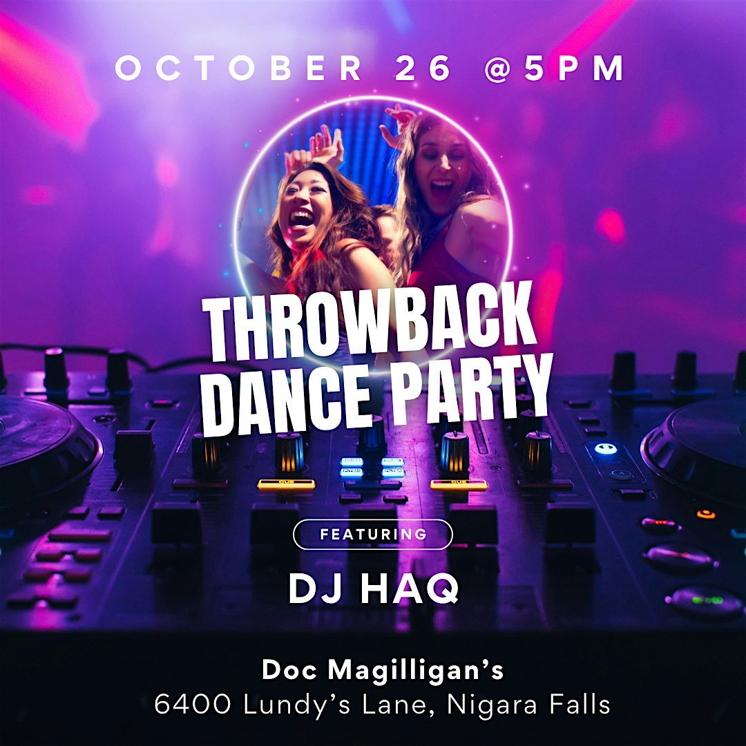 Niagara Falls Throwback 5-9 Dance Party