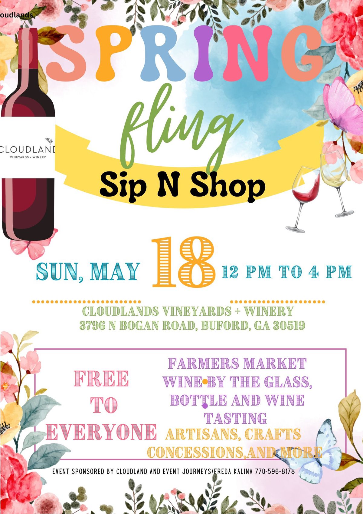 Spring Fling Sip N Shop Farmers Market 