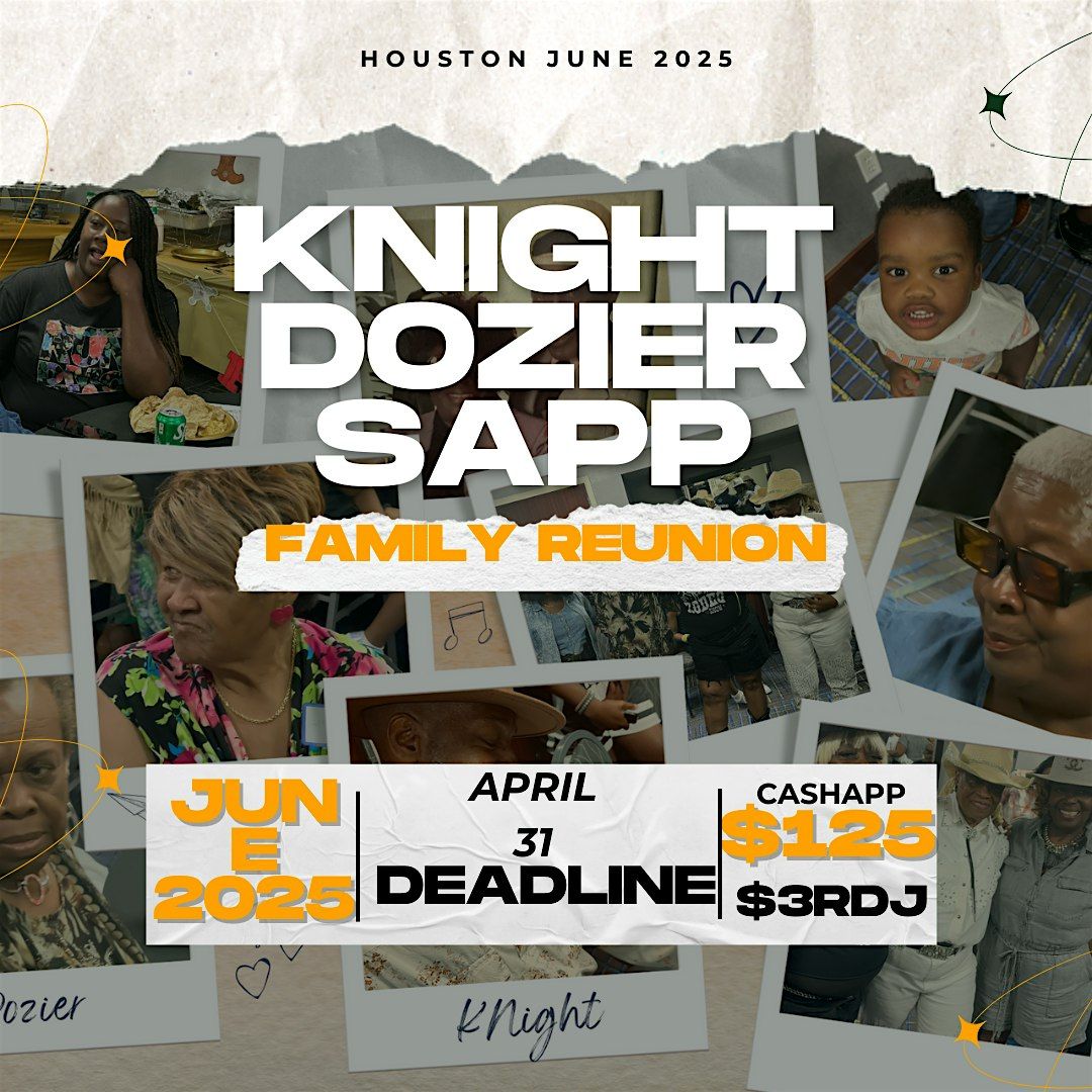 KNIGHT DOZIER SAPP Family Reunion