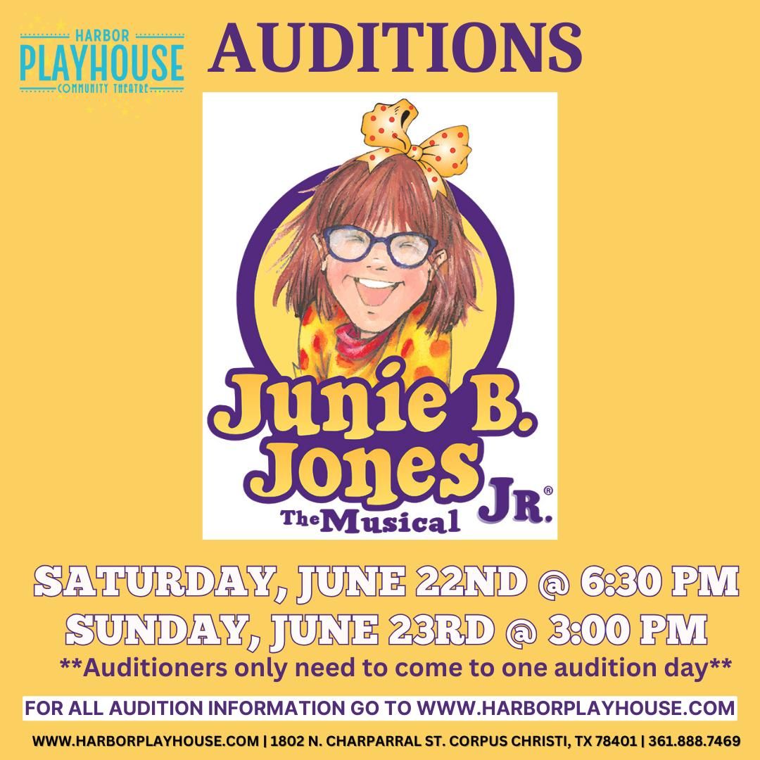Auditions for "Junie B. Jones Jr. the Musical"! 