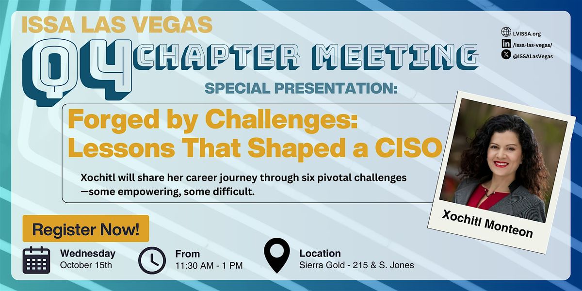 ISSA LV Q4\/2025 Chapter Meeting @ Sierra Gold