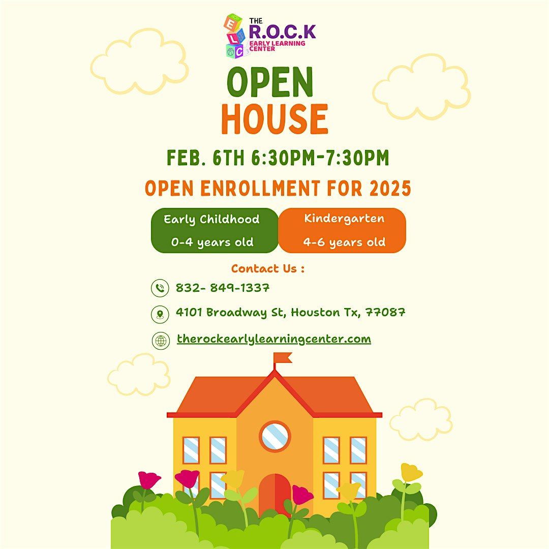 The Rock Early Learning Center Open House 2025