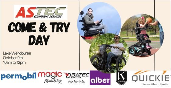 Powered Mobility Come & Try Day - Permobil, Klaxon, Magic Mobility, Batec, Alber, Sunrise