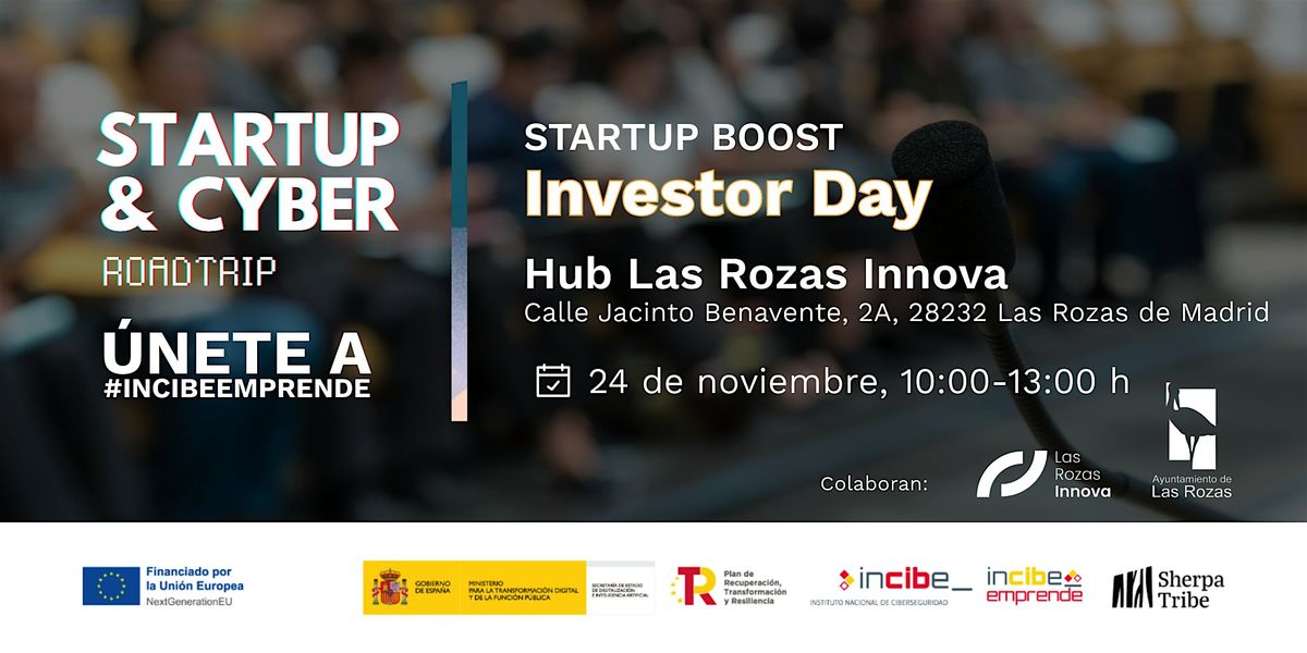 Investor Day - Startup Boost Las Rozas