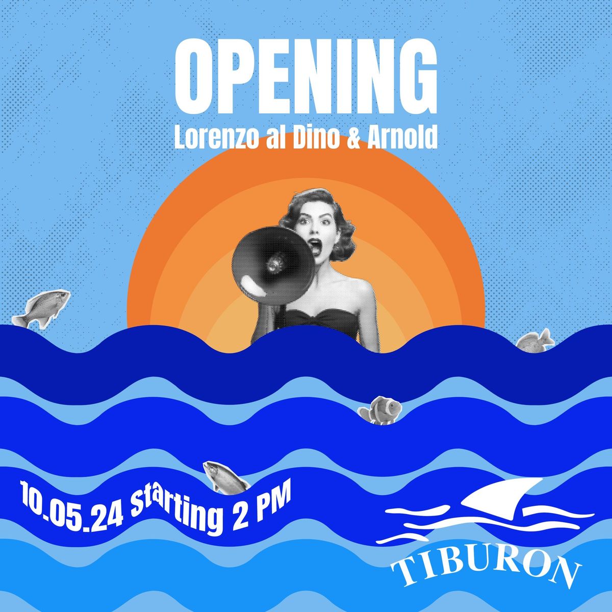Opening TIBURON BEACH CLUB; Formentera.