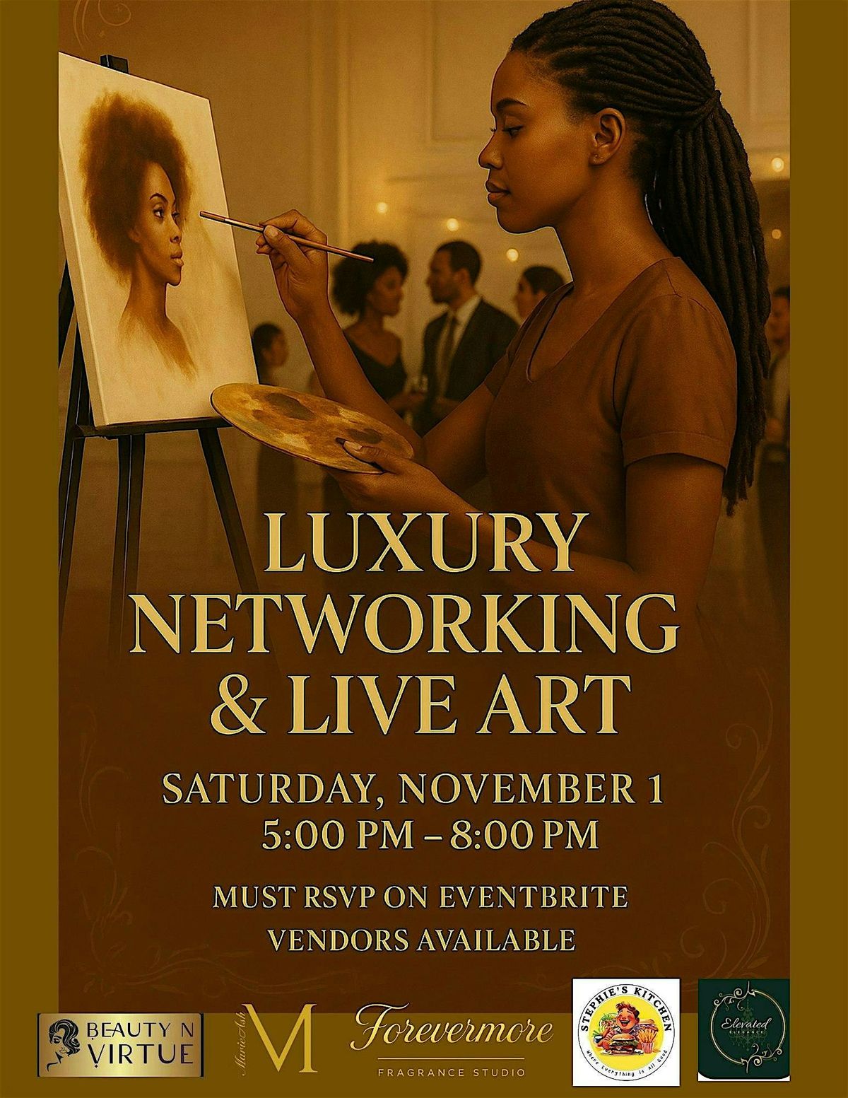 Crown & Canvas Luxury  Networking Event