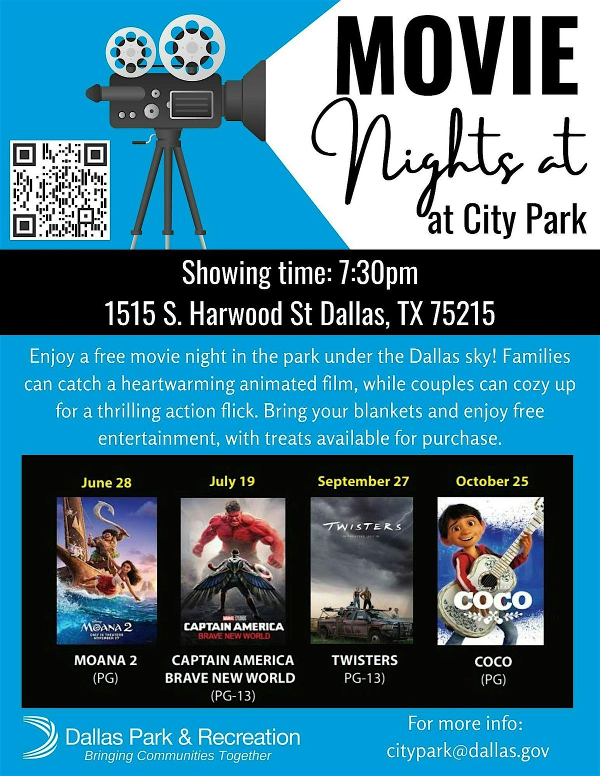 Movie Nights at City Park: Twisters