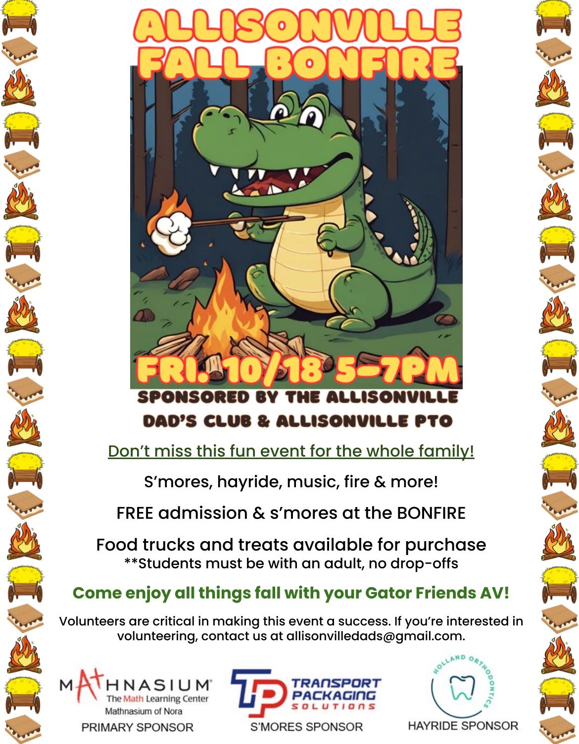 AV Dad\u2019s Club Bonfire