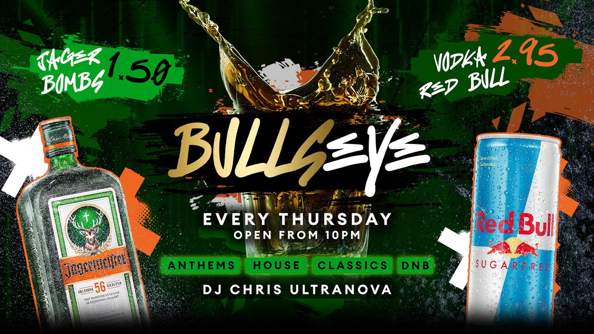 BULLSEYE - \u00a31.50 JAGERBOMBS