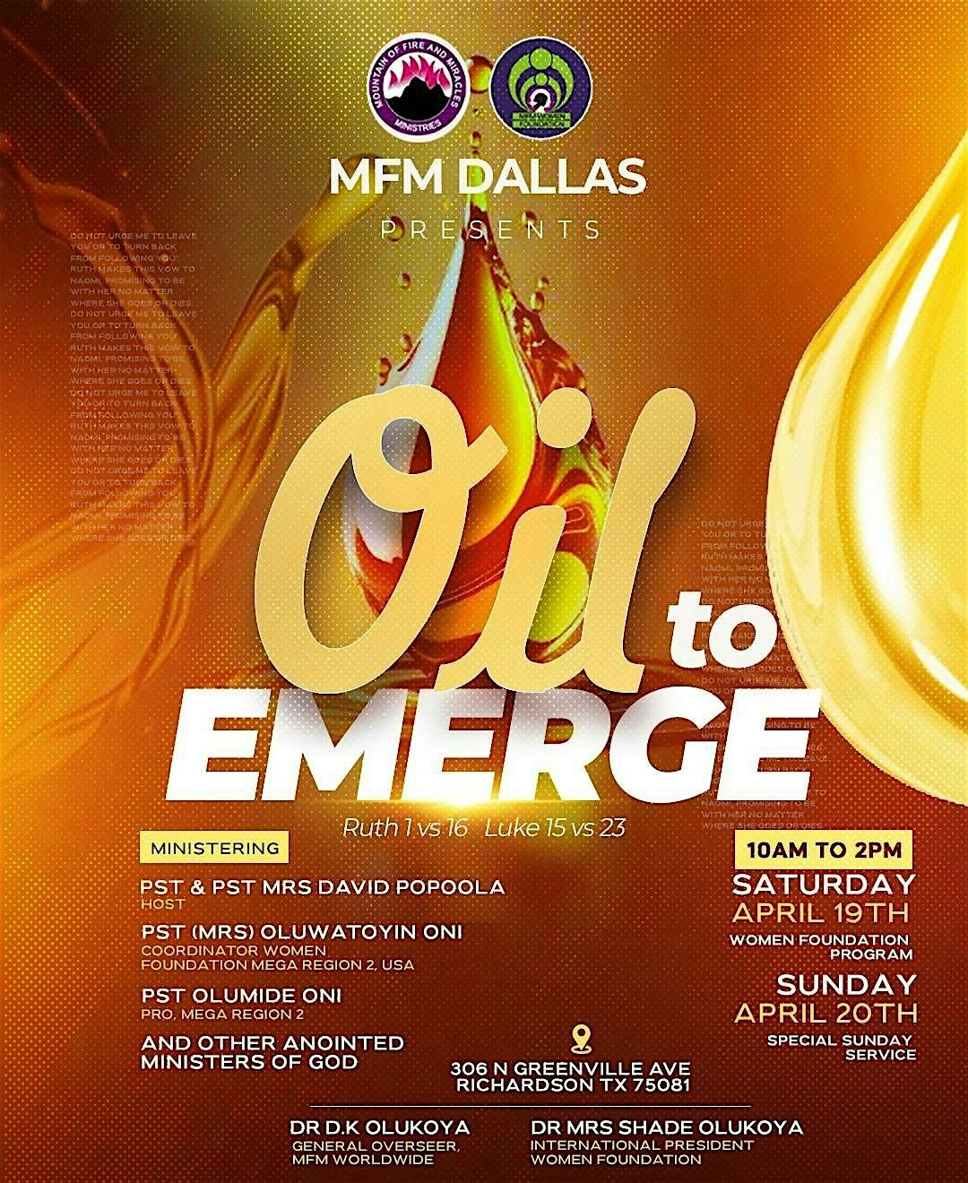 Oil to Emerge