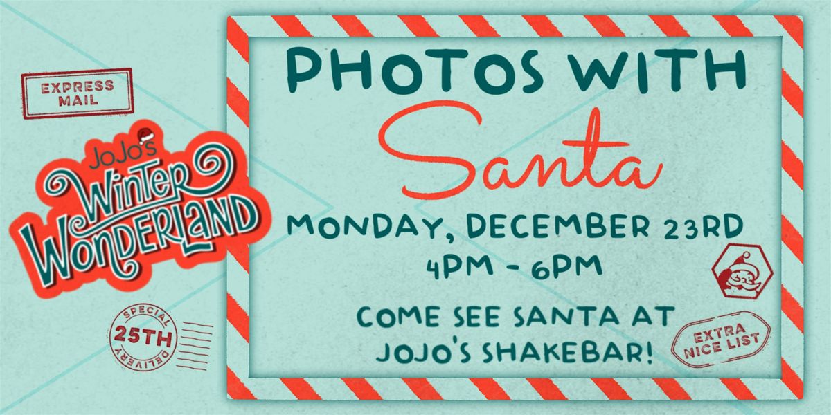 Photos With Santa at JoJo's Winter Wonderland in Scottsdale!