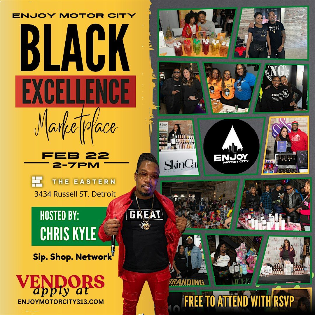 Enjoy Motor City Black Excellence Pop-Up Shop