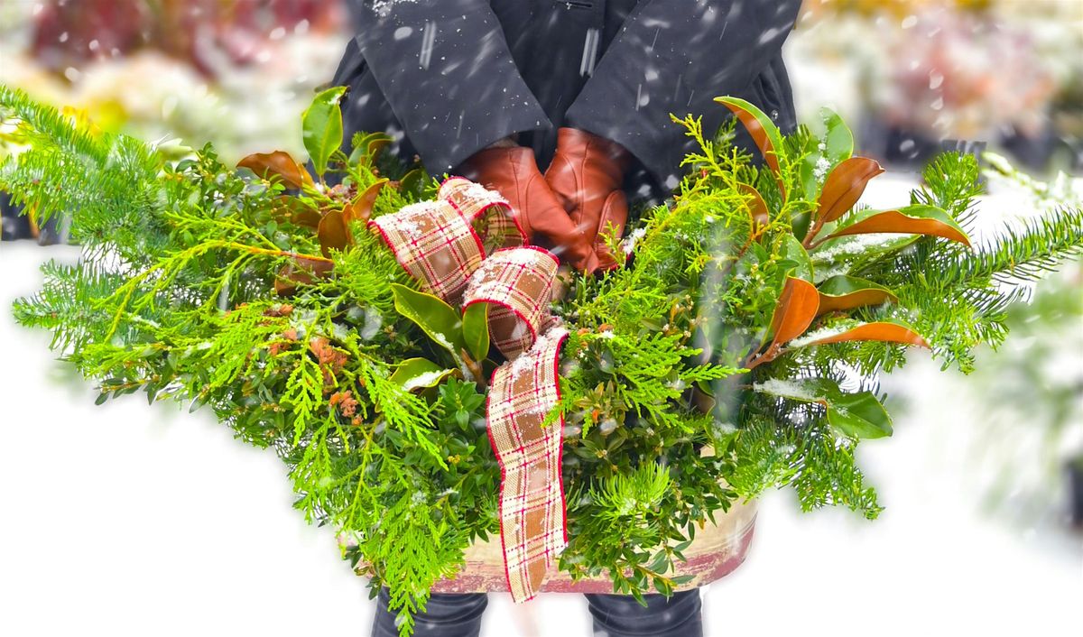 Designing Fresh Greens Containers and Arrangements