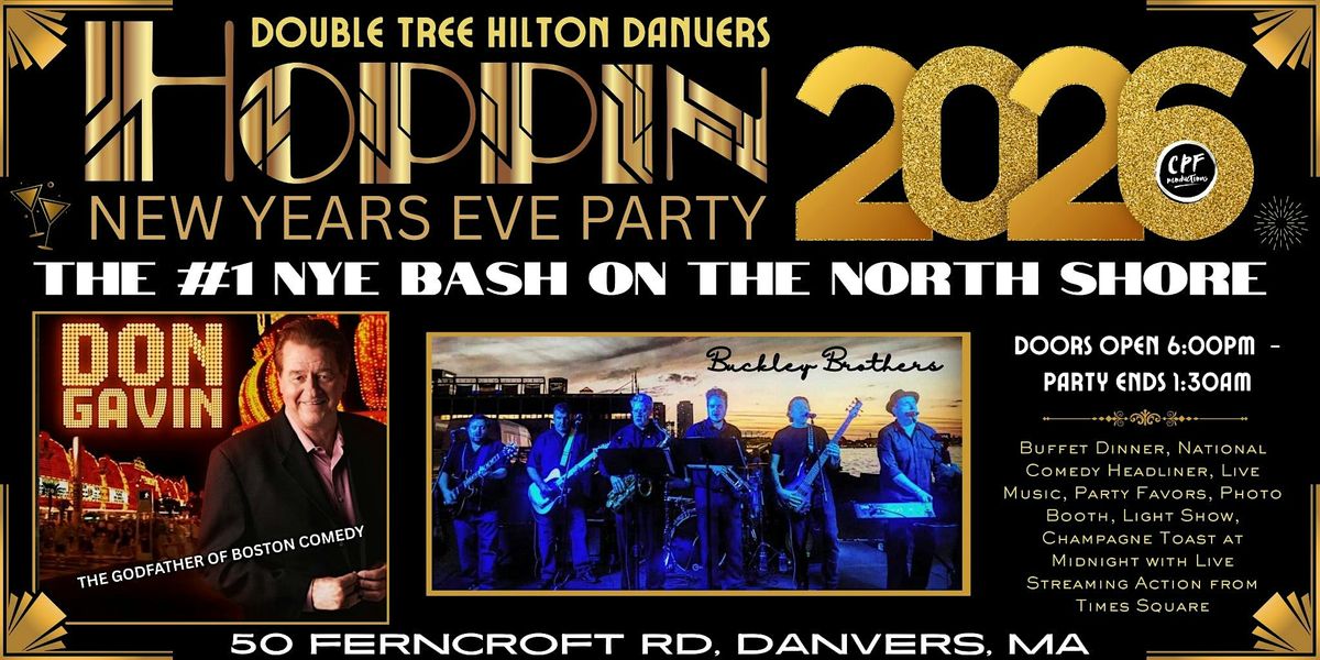 Doubletree Hilton Danvers Hoppin' New Years Eve Party