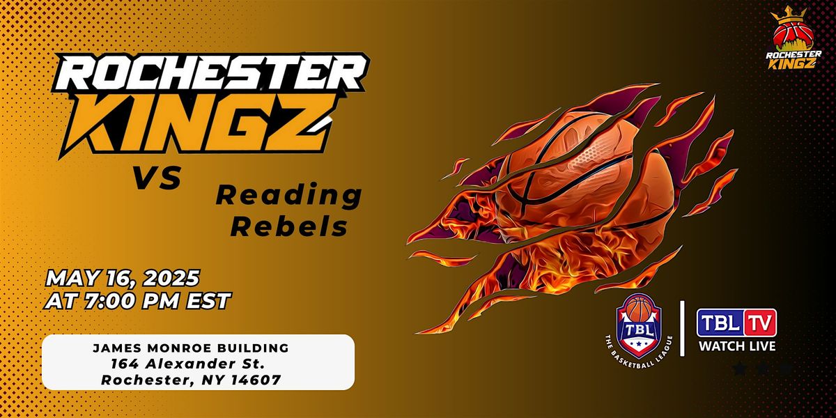 Rochester Kingz Vs Reading Rebels- HOME