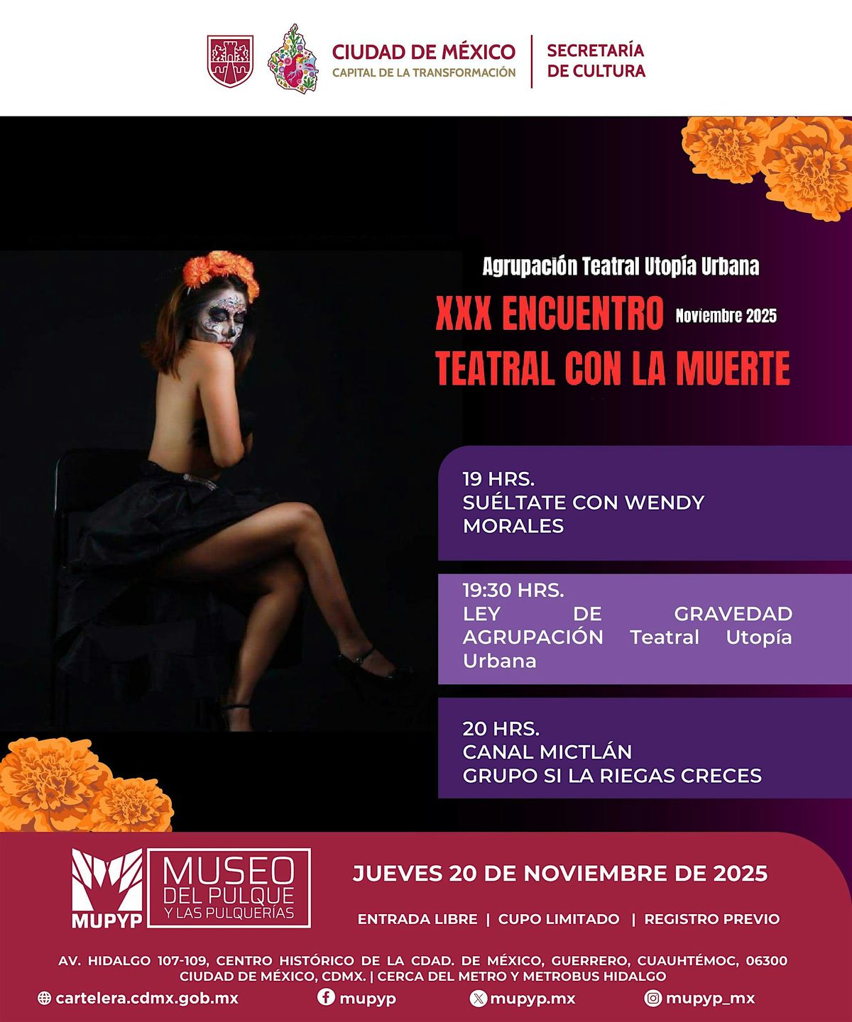 XXX ENCUENTRO TEATRAL CON LA MUERTE JORNADA III