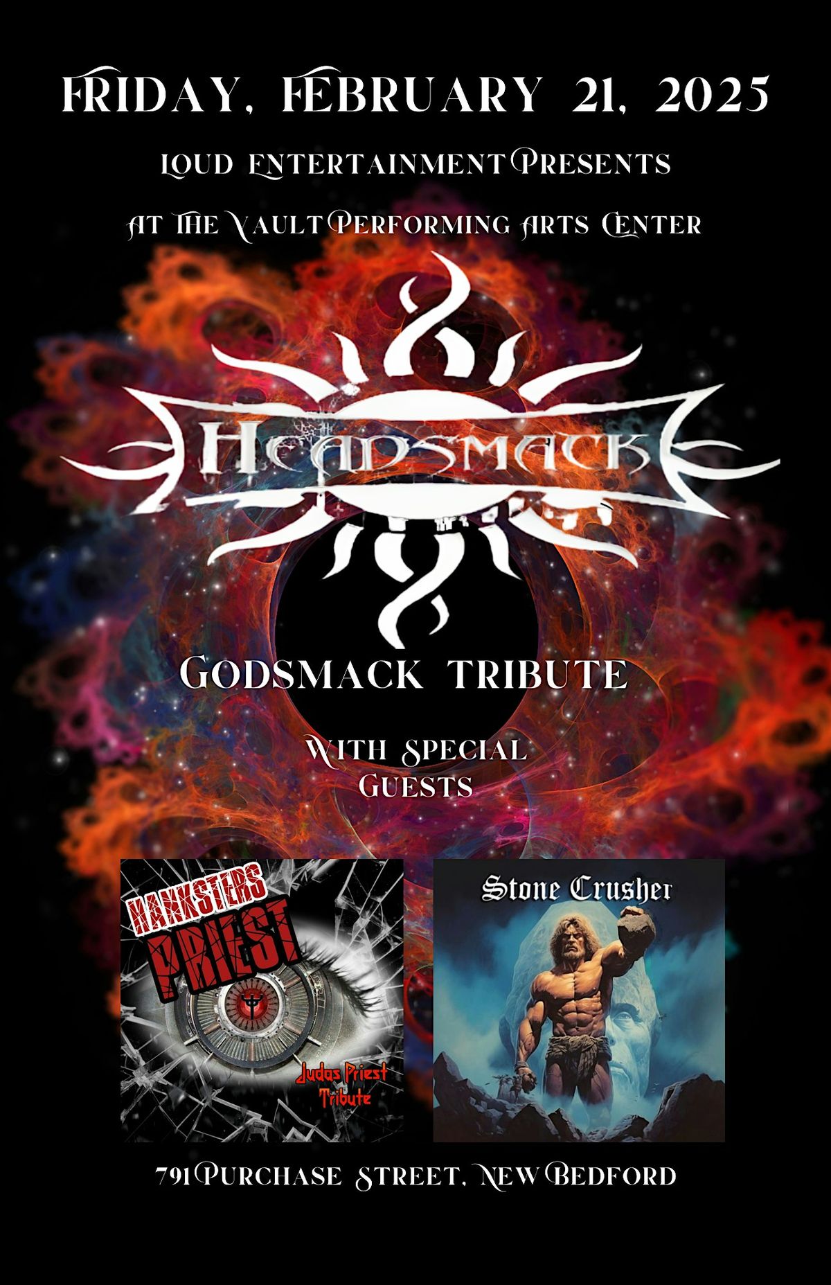 Headsmack - Godsmack Tribute wsg Hankster\u2019s Priest & Stone Crusher