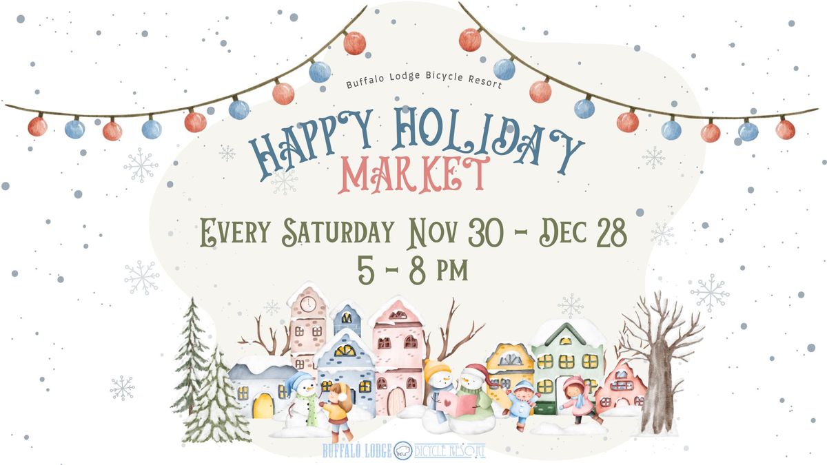 Happy Holiday Market at the Buffalo Lodge