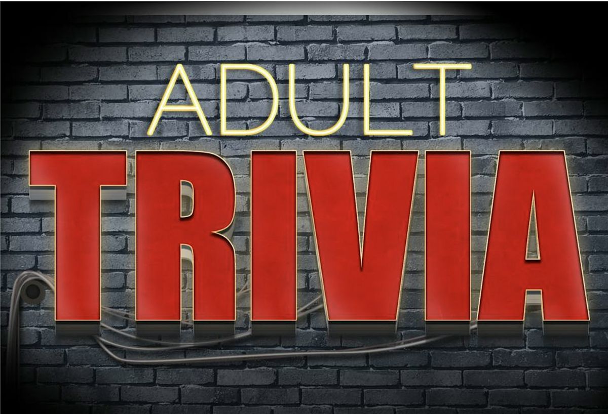 Adult Trivia Night at Snappers!